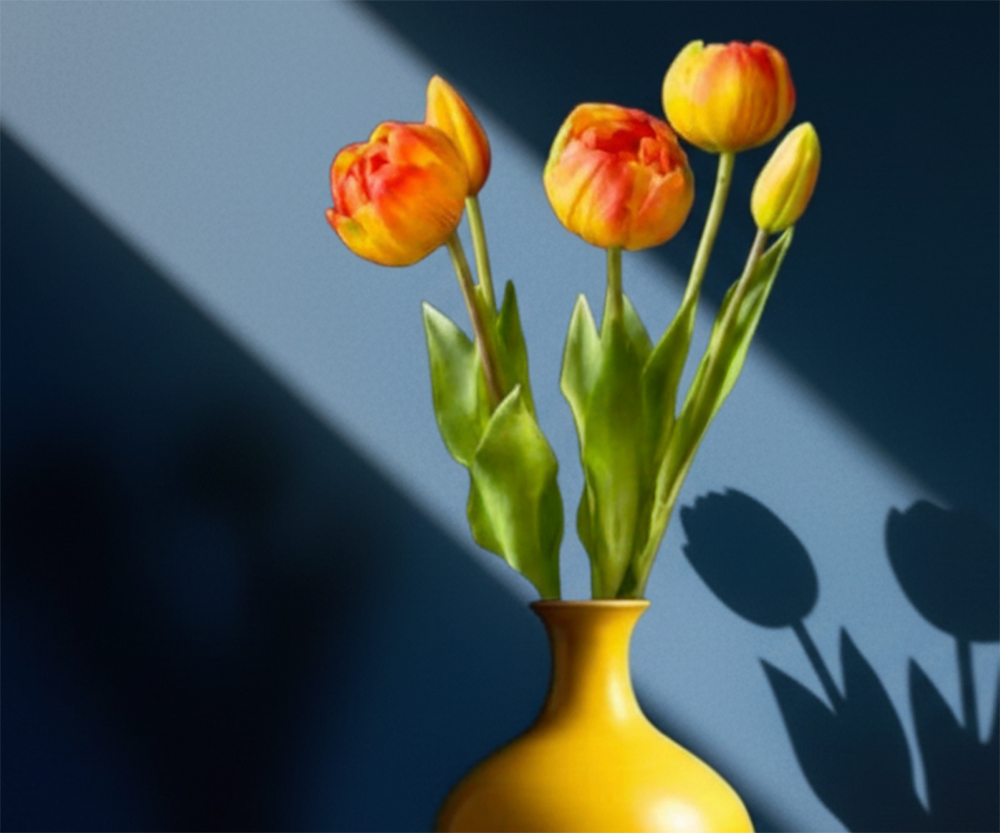 tulipanes decorativos